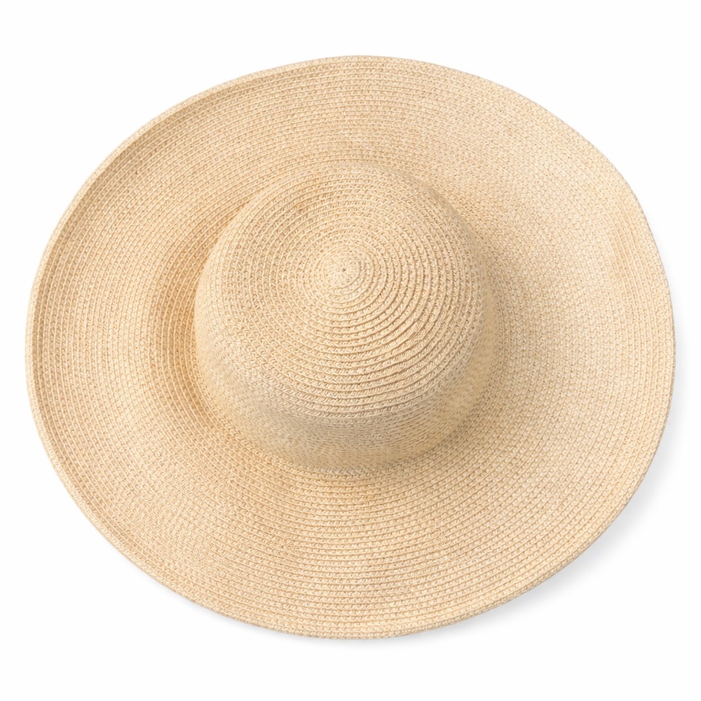J. Crew Classic Beige Wide-Brim Hat